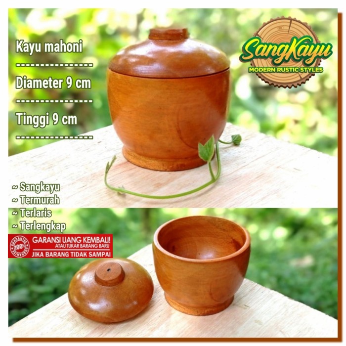 Mug kayu kopi set cangkir kopi kayu wooden mug Coffee cup tea cangkir