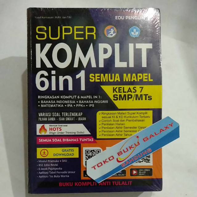 Super Komplit Semua Mapel Smp Kelas 7 Materi Soal Pembahasan Smp Mts Kelas Vii Shopee Indonesia