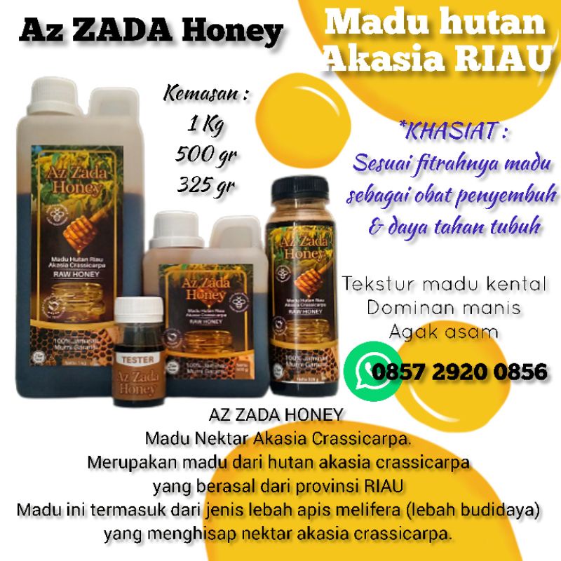 

madu murni hutan akasia sumatra - MADU AZ ZADA - madu nektar akasia carpa
