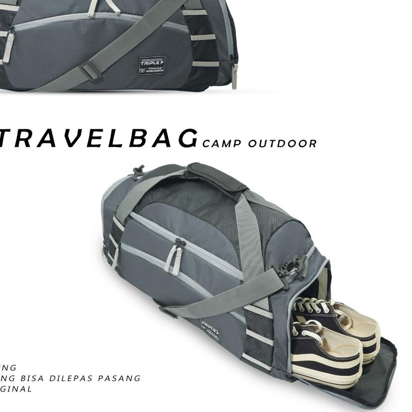 ◘ Triple F Tas Gym Travelbag Multifungsi Outdoor Original ➵