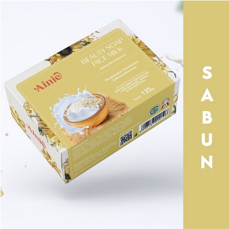 [Ainie] Beauty Soap Rice Milk 135gr