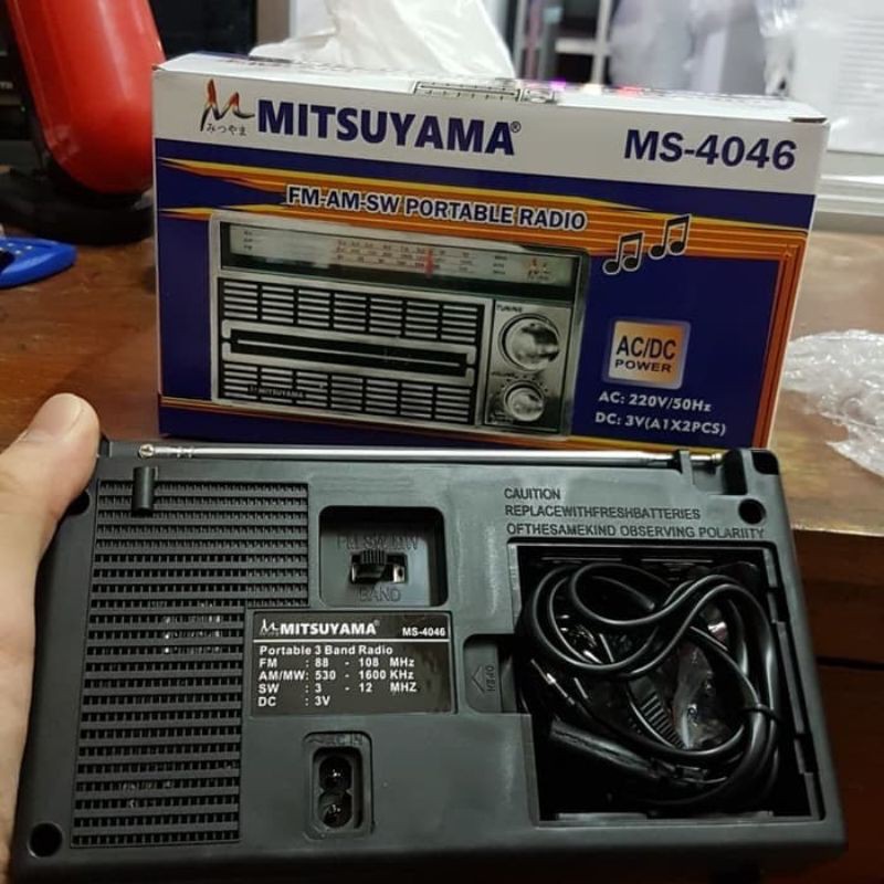 Radio International F-1211 Model Jadul Big Sound Radio Portable AM FM