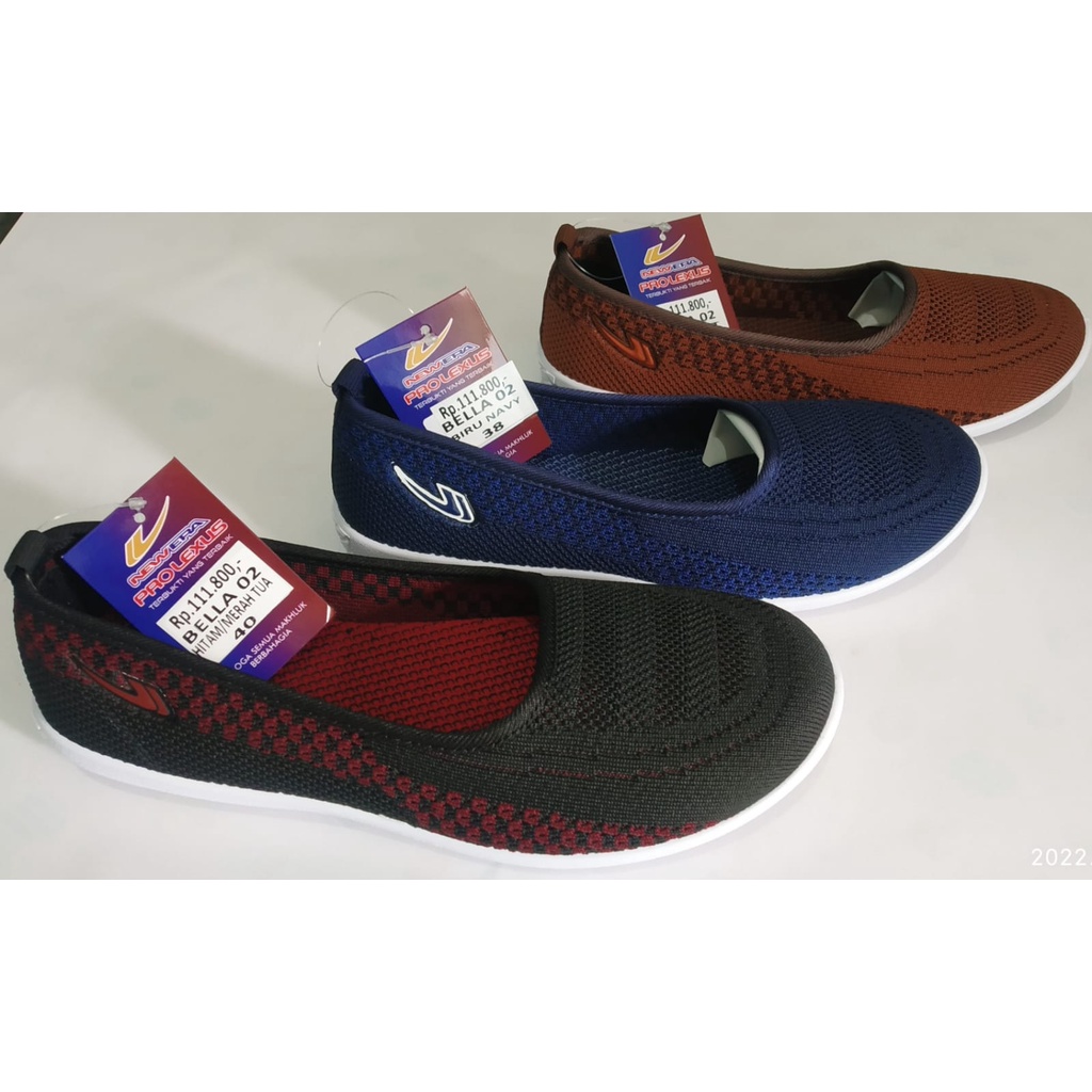 New Era Bella 02 Sepatu Flat Ballerina Sepatu Wanita Dengan Empat Pilihan Warna