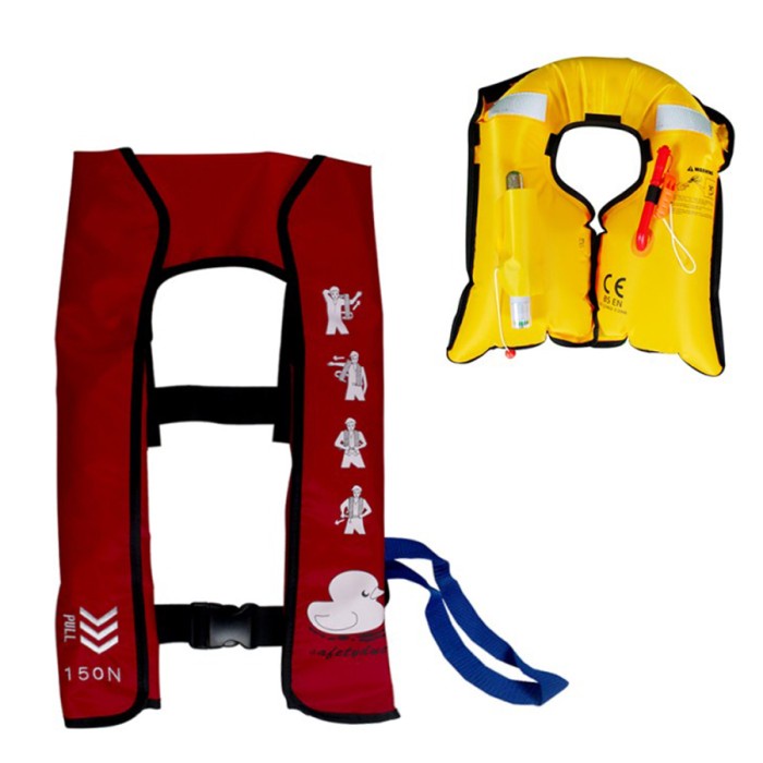 Jual Lifejacket Inflatable / Pelampung Safety Dck SOLAS Grade ...