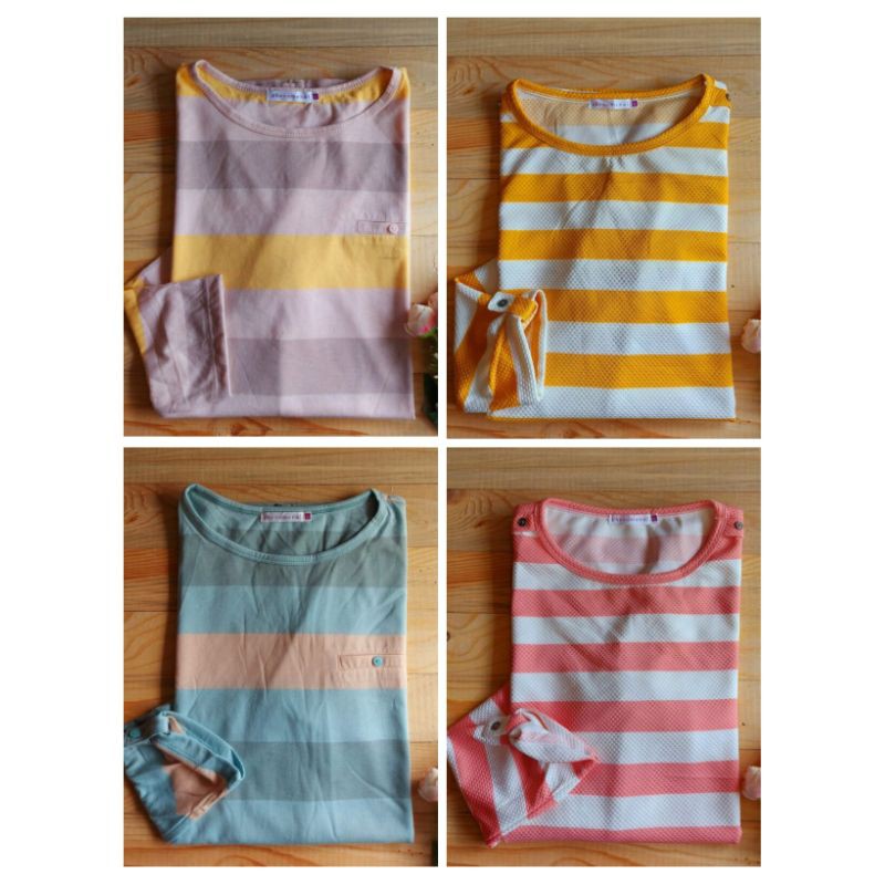 KAOS PHENOMENAL SALUR BESAR T-SHIRT WANITA KAOS LENGAN PANJANG PHENOMENAL ORIGINAL