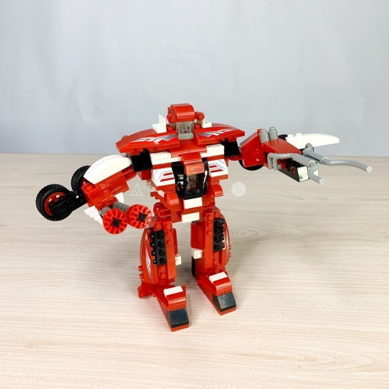 miniso brick mecha series - merah