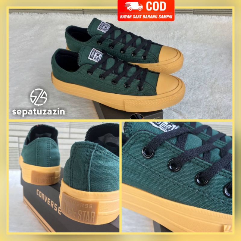 Sepatu Converse Pria Wanita All Star 70s Chuck Taylor Army Gum Low Cut Sneakers Casual Classic Pende