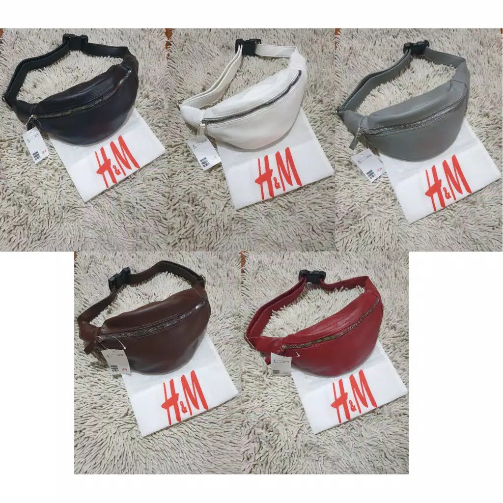 waistbag H&M basic / tas hnm Import  (import quality) / tas selempang pria /tas hp pria /tas pria ta