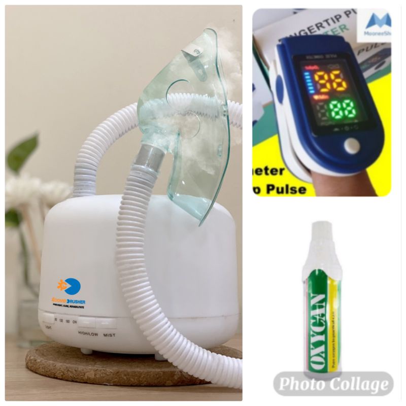 Paket CCExtra+Oximeter Plus (Mug/Oxycan/Thermogun/Tensimeter/Glukosameter)