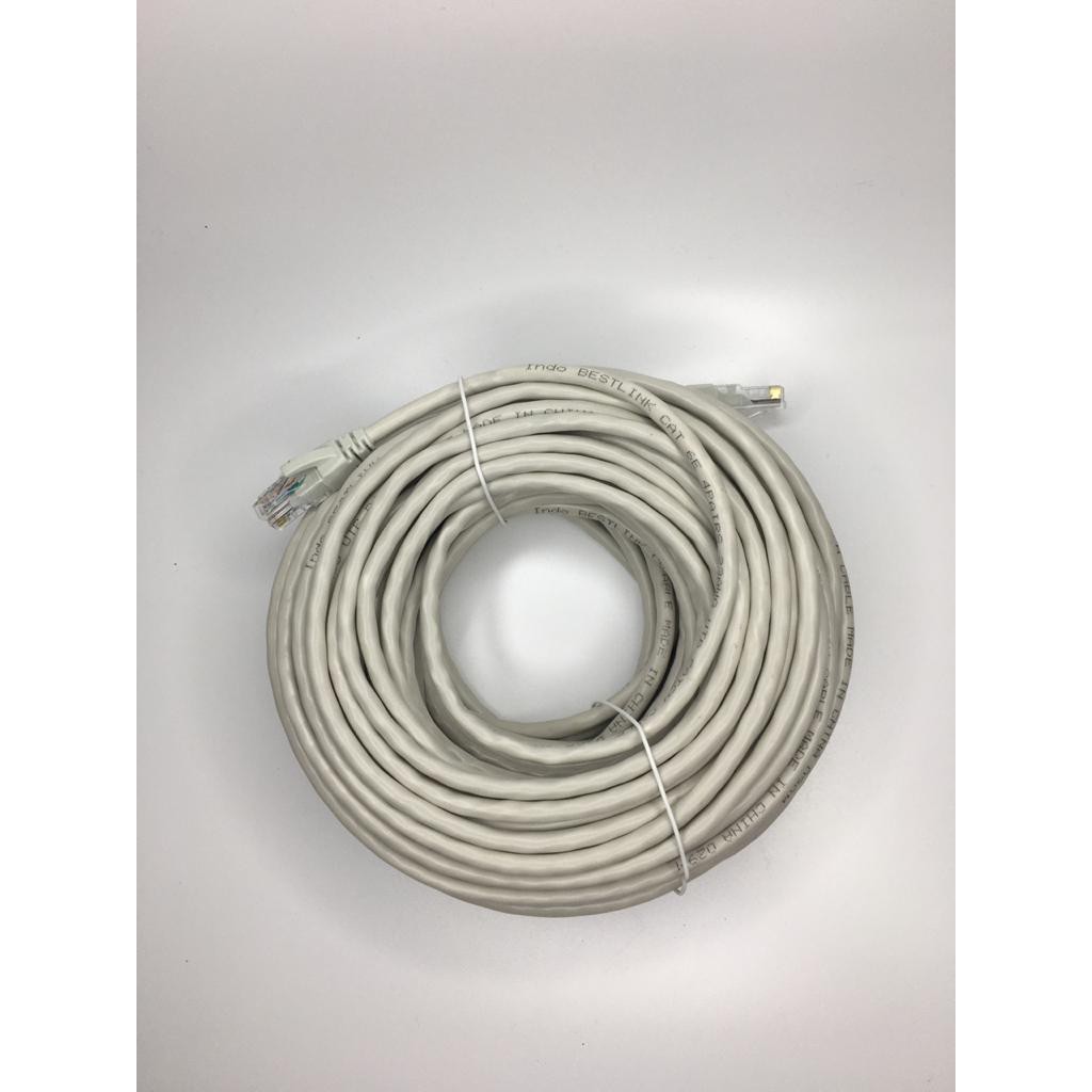 15m Kabel LAN Cat6 Good Quality / Patchcord Cat 6 rj45 Straight Pabrikan siap pakai 15 Meter