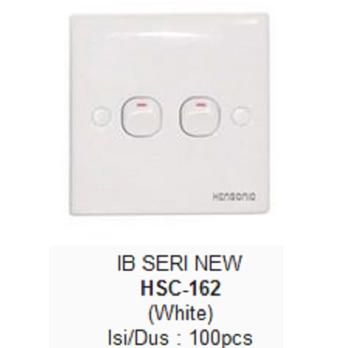 PROMO CETEKKAN SAKLAR SAKELAR SERI DUA DOUBLE OB TIMBUL BAUT HENSONIC