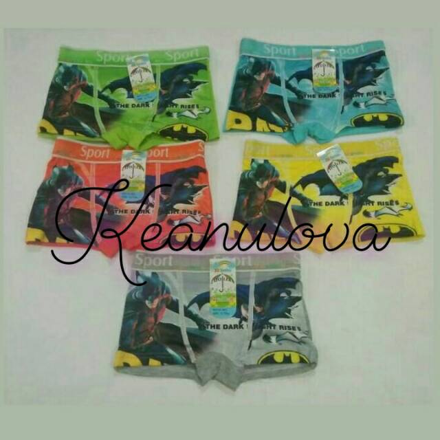 KIANO KIDS/ Boxer anak laki laki Avengers Art Karet Besar