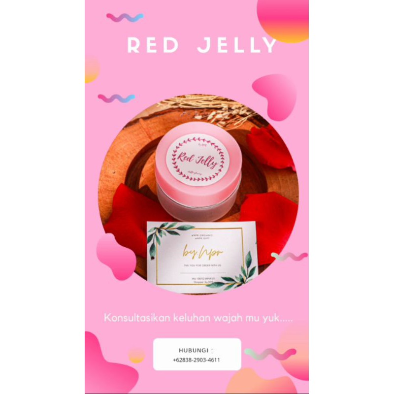 RED JELLY NPR GLOW //COD//GLOWING//BRIGHTENING