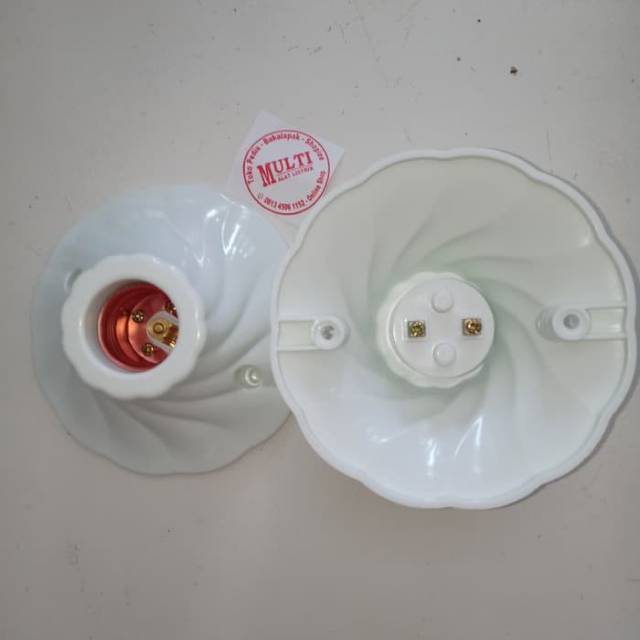 Fiting plafon model bulat bunga fitting lampu plafon Bright-G 506
