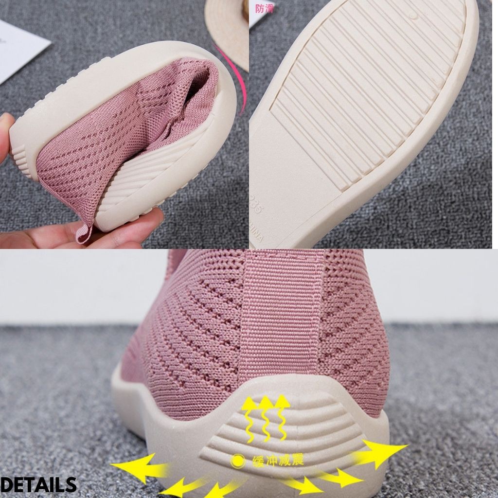 SEPATU SNEAKERS WANITA KARET CASUAL KANVAS NYAMAN BERKUALITAS PASTEL IMPORT ANTI SLIP COMFY 5802