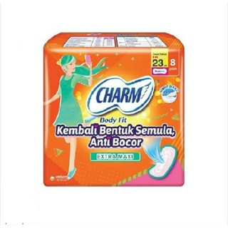 CHARM BODY FIT EXTRA MAXI NON WING ISI 8 PADS