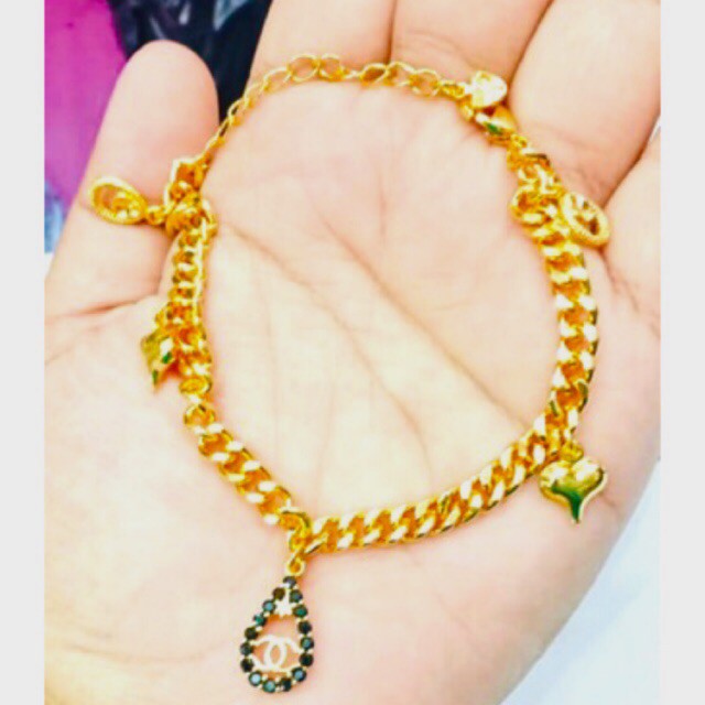 Gelang juarai mata gelang rante gelang tangan lapis emas yaxiya xuping