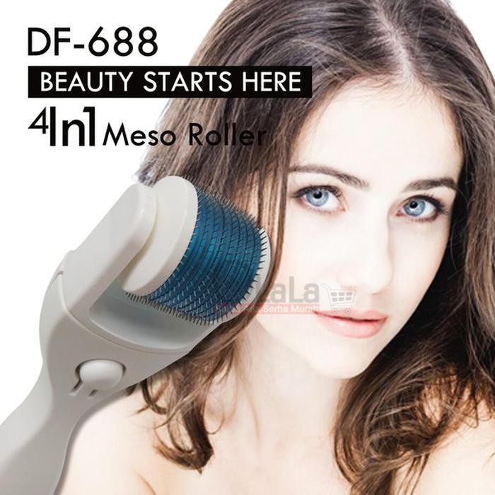 Jual Derma Roller - Alat Pemudar Penipis Penghalus Lubang Bopeng Di Wajah DF-688 Diskon