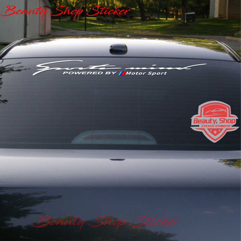 Beli Stiker Kaca Mobil Sportmind Powered By Motorsport Sticker Cutting Kaca Depan Belakang Universal Seetracker Indonesia