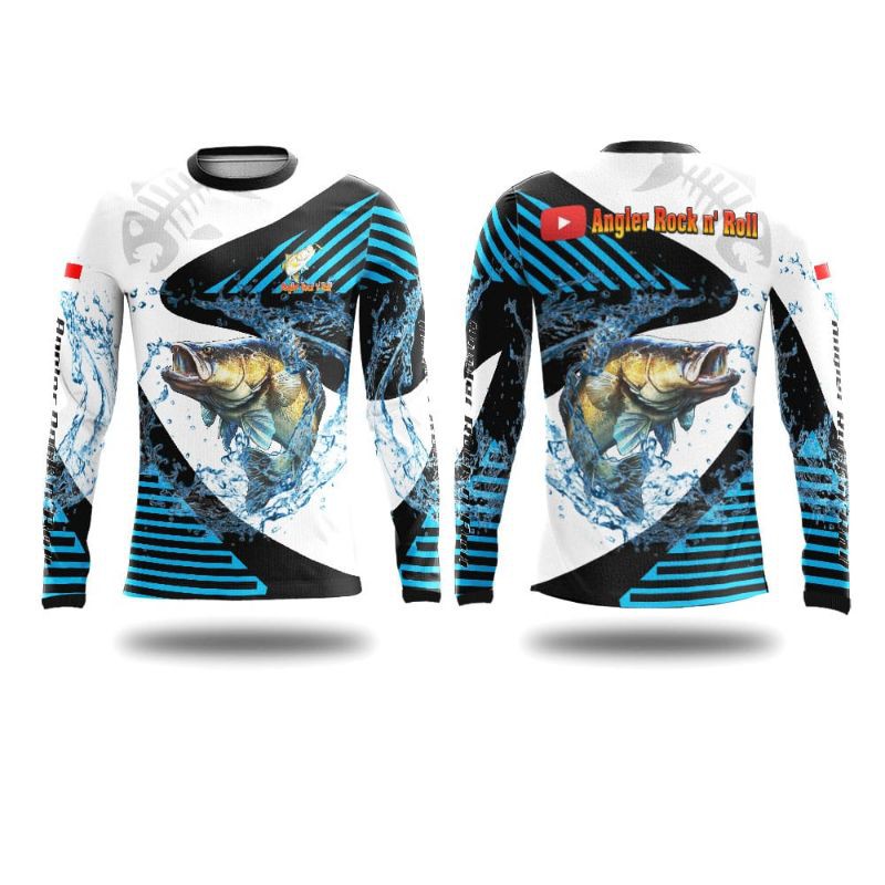baju Jersey mancing mania barramundi kakap putih lele custom fullprint