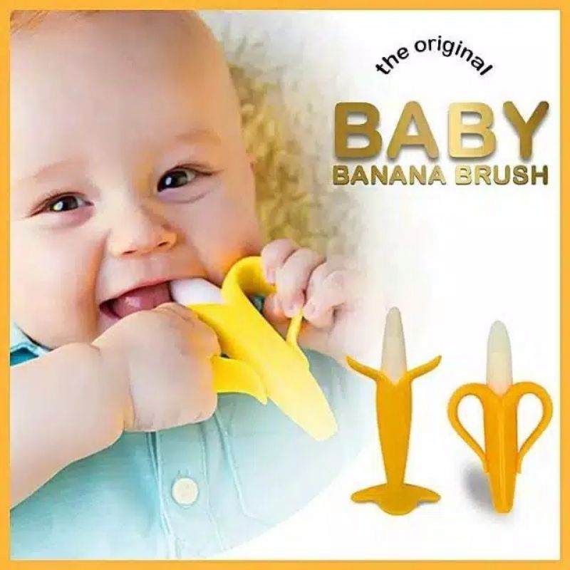 TEETHER BABY BANANA / SIKAT GIGI BAYI BABY BANANA | FADHILAH SHOP BJB