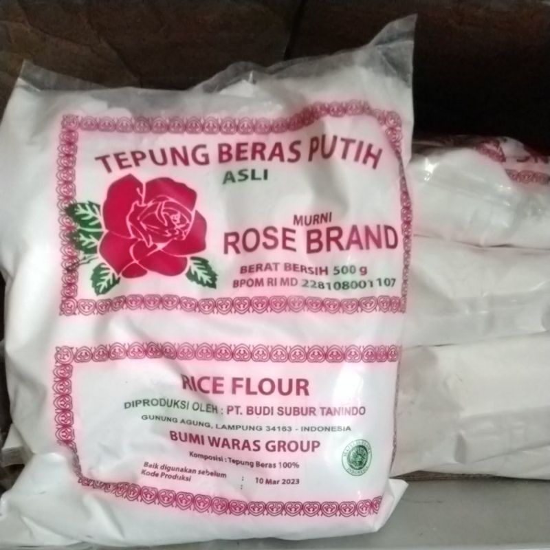 

tepung beras rose brand 500 g