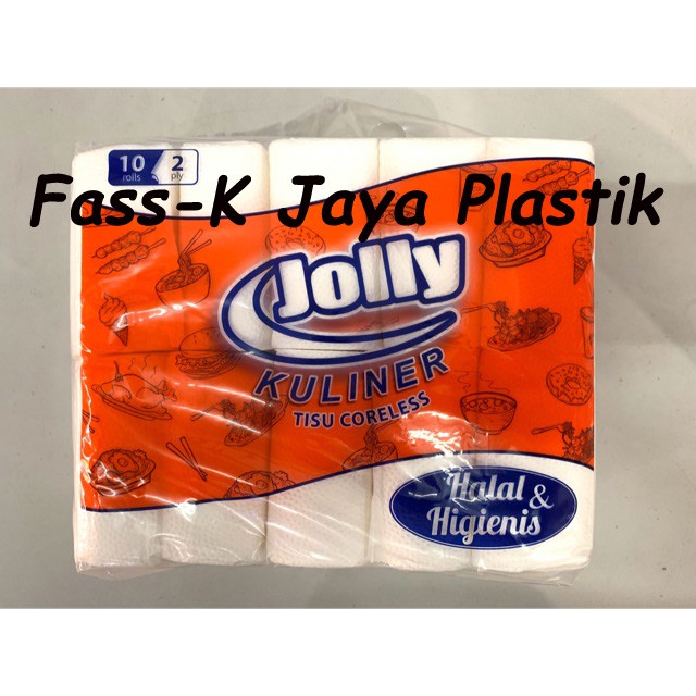 Tisu roll Jolly 10 roll  / Tissue dapur jolly / tissue makan Jolly