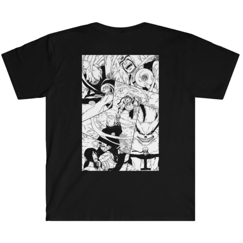 Tshirt Sekai Ichi Jiraiya Neji Memories Anime Manga Naruto Premium Unisex