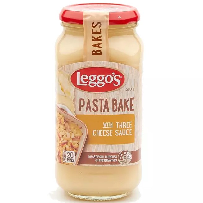 

LEGGO'S Pasta Bake with Three Cheese Sauce 500g