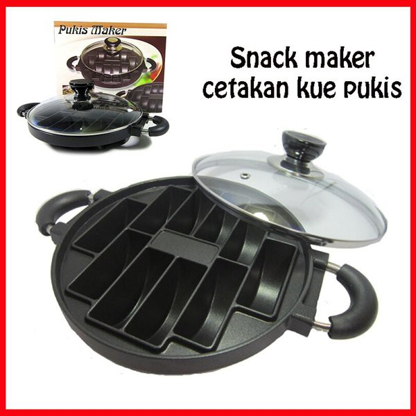 Cetakan Kue Pukis 10 Lubang Teflon / Cetakan Kue Pancong Kue Rangin Snack Maker