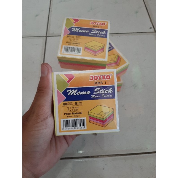 

Memo Stick / Memo Pelekat Kertas / Memo Stik Joyko MMS-1 Warna Warni / Pos It Kertas