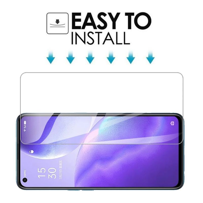 TEMPERGLASS CLEAR OPPO RENO 5 4G RENO 5 5G SCREEN PROTECTOR BEST QUALITY ANTI GORES