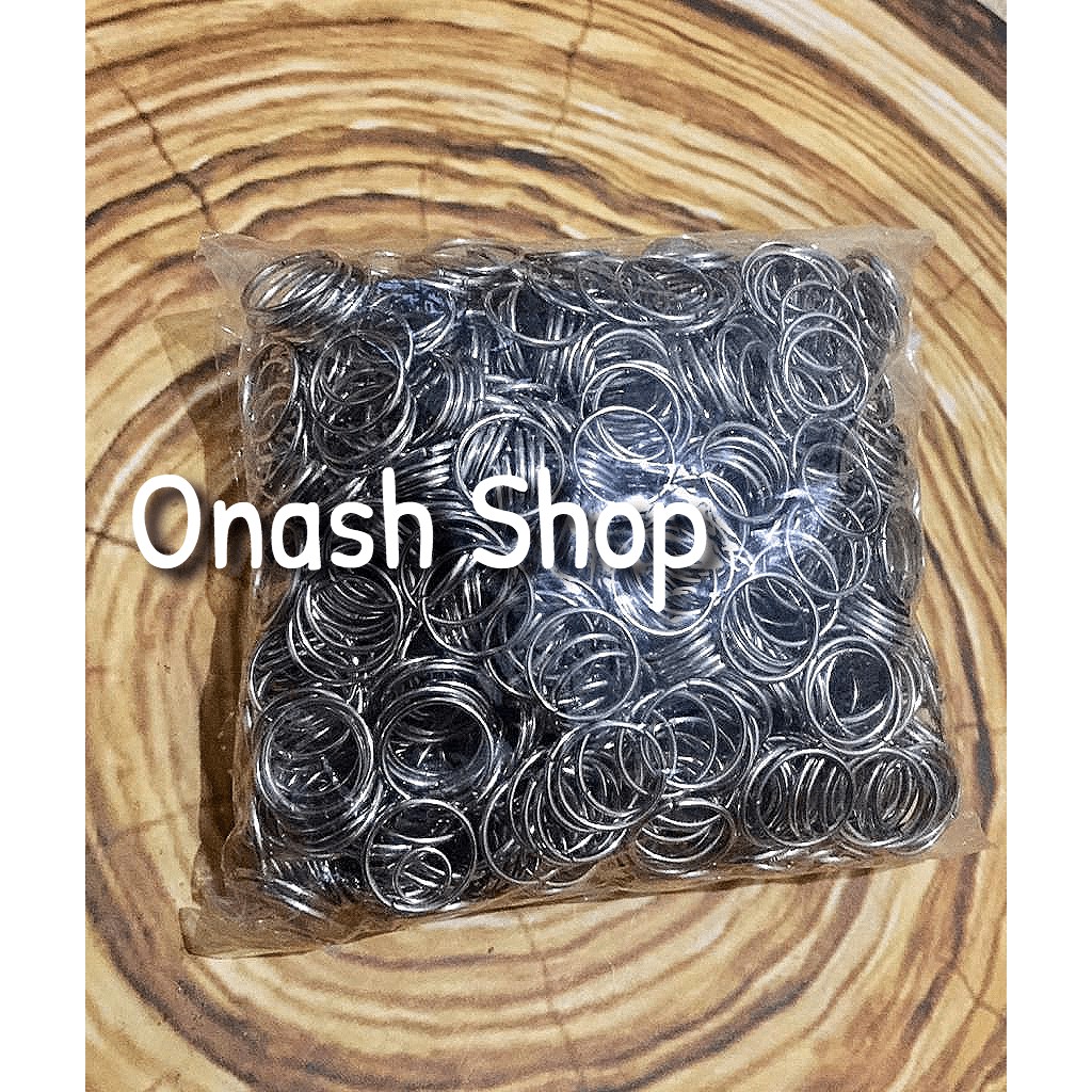 Ring Bulat/Ring untuk meronce/Ring Kawat Roncean Silver