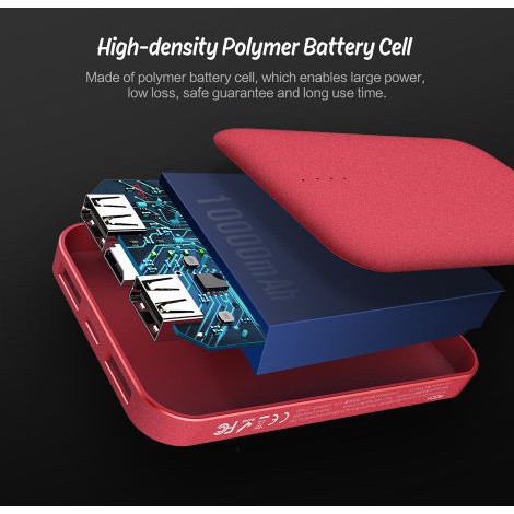 Power Bank ROCK P65 Mini PD 10000mAh Fast Charging Original100%