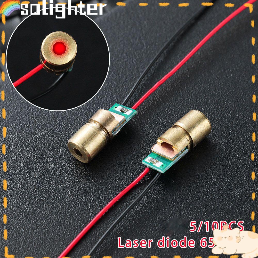 Solighter 5 / 10pcs Modul Dioda Laser 5 Juta watt Bahan Tembaga