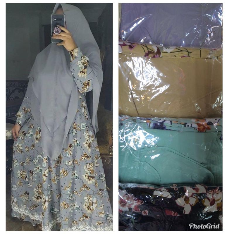 GAMIS SYARU / CERUTY MOTIF / GROSIR TANGAN PERTAMA TERMURAH