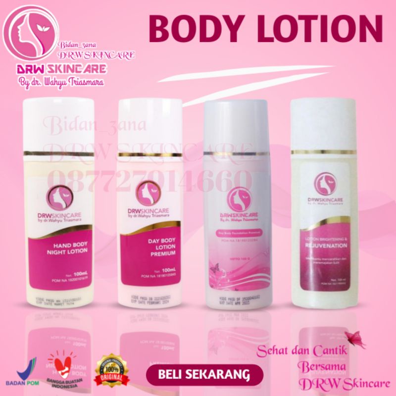 Body lotion drw skincare