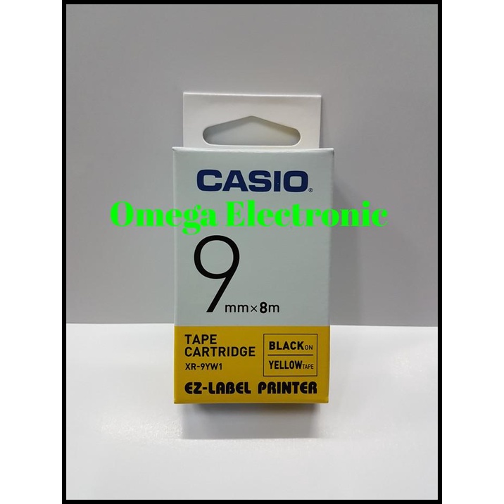 

Heaven | Ez Label Printer Xr-9Yw1 9Mm Black On Yellow Tape Label Casio