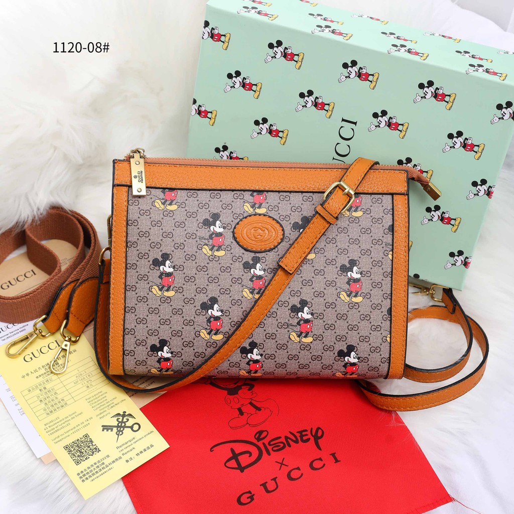 Tas DISNEY X GUCCI MICKEY POCHETTE 1120-08 CVB 50 batam impor original fashion branded reseller