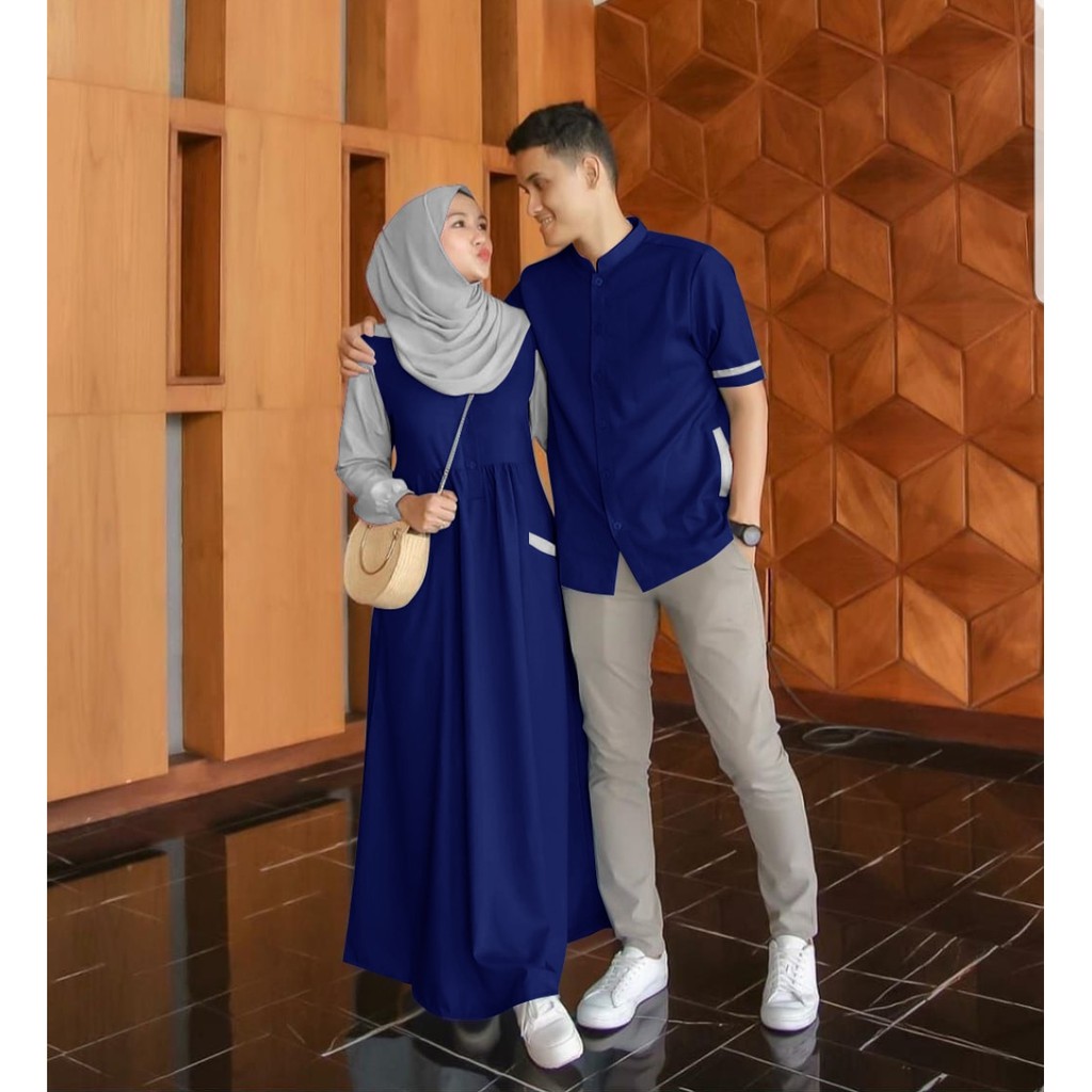 [COD] Farel Couple / Fenela Cp Baju Pasangan Kondangan Pesta Muslim Termurah