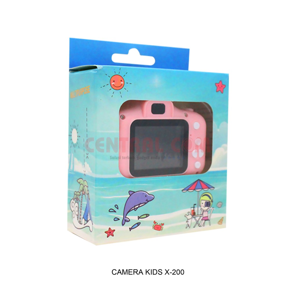 CAMERA KIDS X-200 / CAMERA DIGITAL ANAK / KAMERA DIGITAL / PEREKAM GAMBAR & VIDEO - CENTRAL COM-5