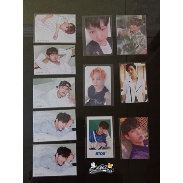 BTOB PHOTOCARD MY GIRL JAPAN POLA UCC PRESS PLAY SEO EUNKWANG LIM HYUNSIK PENIEL SHIN JUNG ILHOON YO