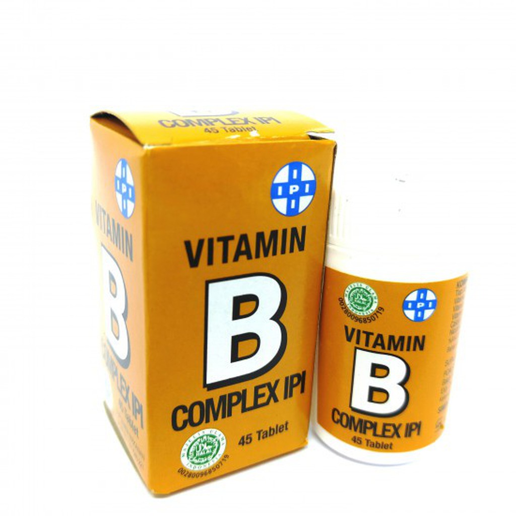 Jual Vitamin B Complex Ipi Tabl; Btl 45`S Shopee Indonesia