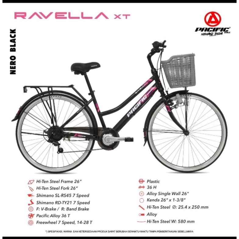 Sepeda Mini Keranjang 26 Inch PACIFIC RAVELLA XT