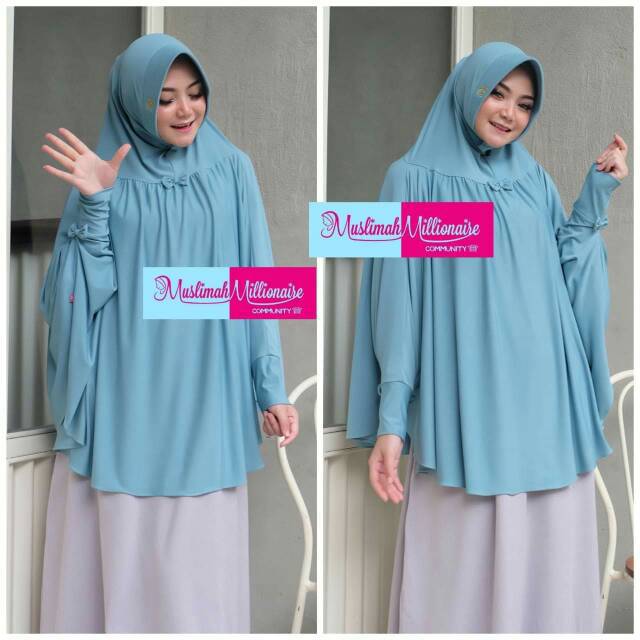 Jilbab kerudung dewasa jumbo | khimar | hijab jumbo | hijab syari | jilbab jumbo miulan | khimar