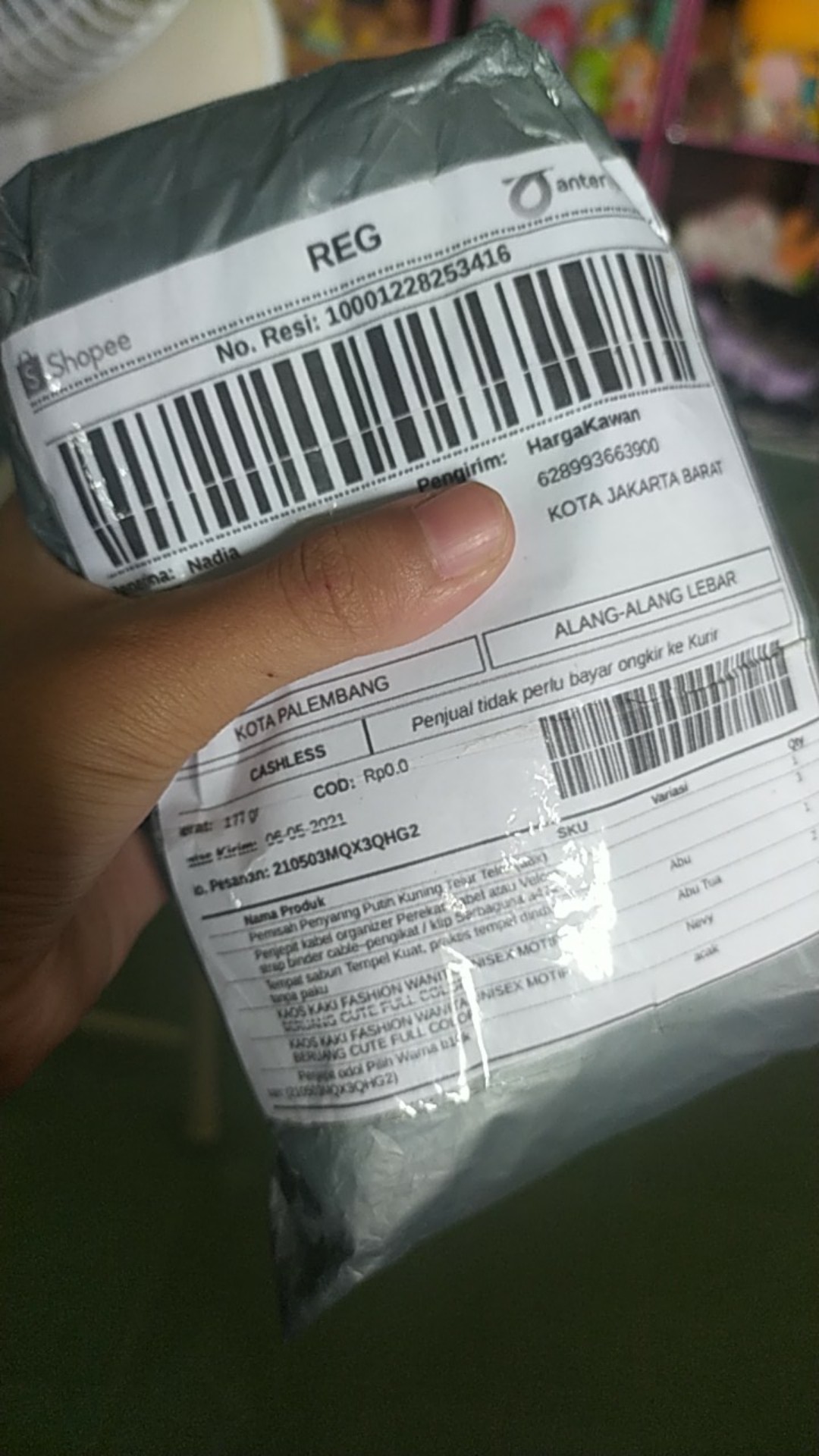 Penjepit Odol Pilih Warna B18k