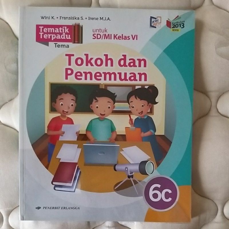 Buku Tokoh dan Penemuan 6c Erlangga ORi