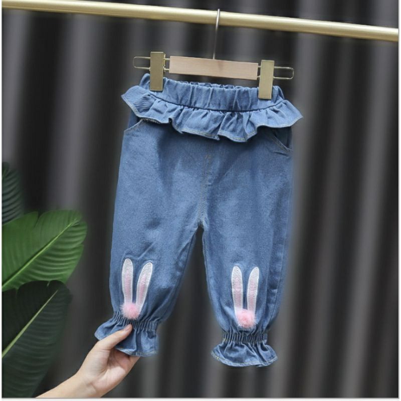 JOGER BUNNY JEANS JOGER ANAK PEREMPUAN 2-4 th Celana Panjang Anak