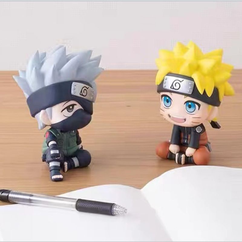 Cartoon Naruto Doll Pvc Q Version Uzumaki Naruto Room Decoration Cartoon Cute