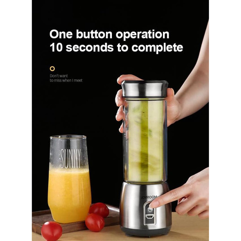 Blender Juicer Portable Joyroom CY232 Stainless Steel Blade